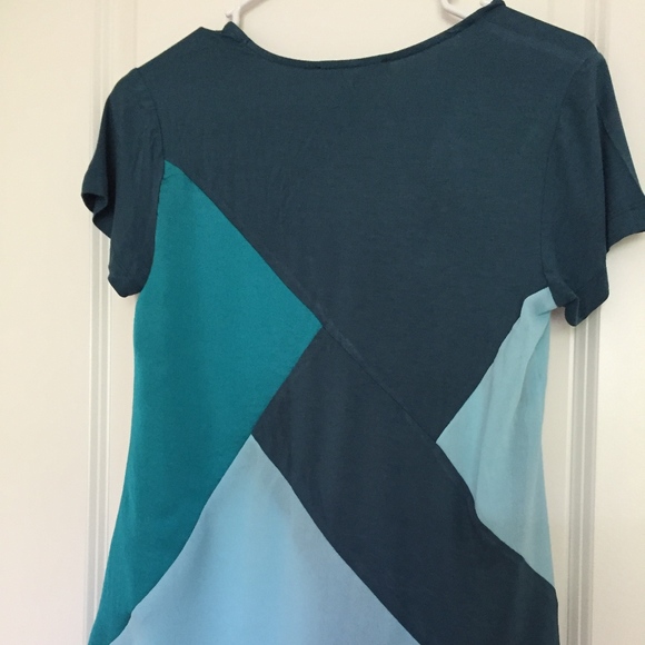 NWT!Kenneth Cole Agate Combo Top XS - Picture 2 of 4